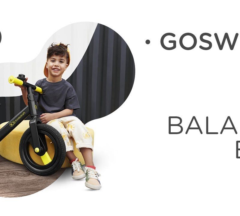 Rowerek biegowy Kinderkraft Goswift black 8