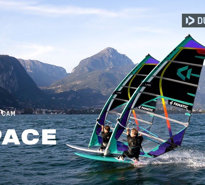 Żagiel do windsurfingu DUOTONE S_Pace black/pistachio 3