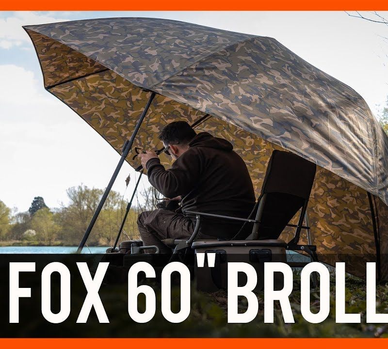 Parasol karpiowy Fox International 60" Camo Brolly 4