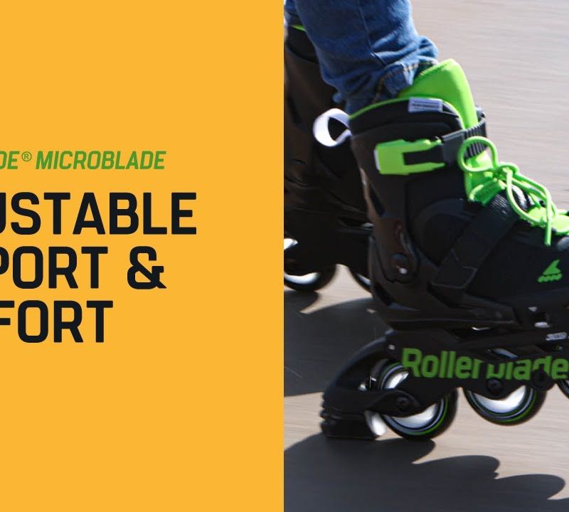 Rolki dziecięce Rollerblade Microblade Jr black/neone yellow 10