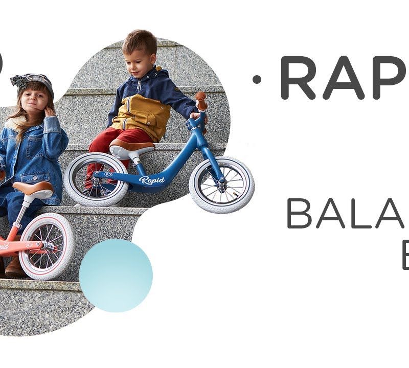 Rowerek biegowy Kinderkraft Rapid blue 8