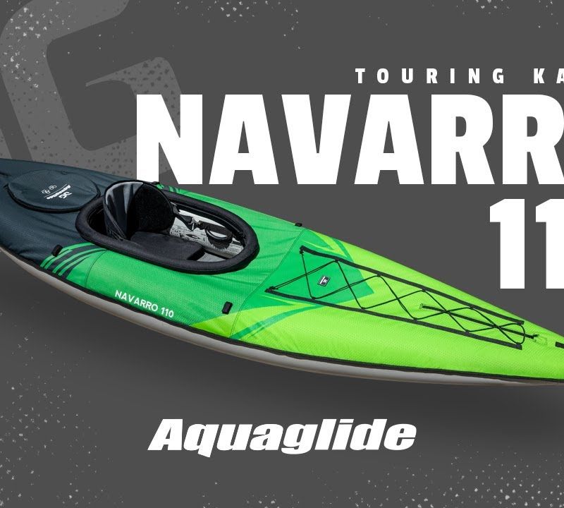 Kajak pompowany 1-osobowy Aquaglide Navarro 110 335 cm 9