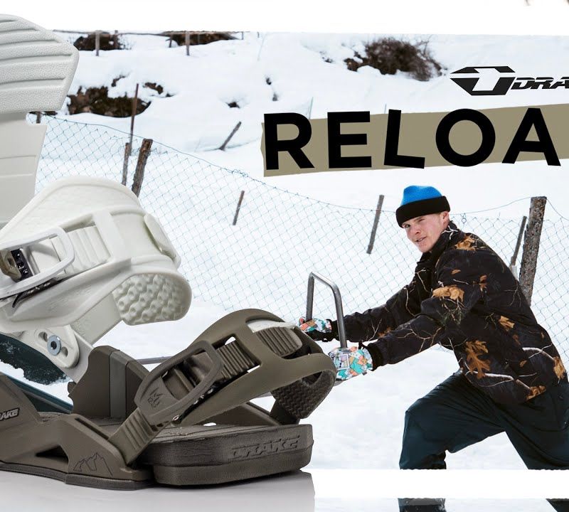 Wiązania snowboardowe męskie Drake Reload black 8