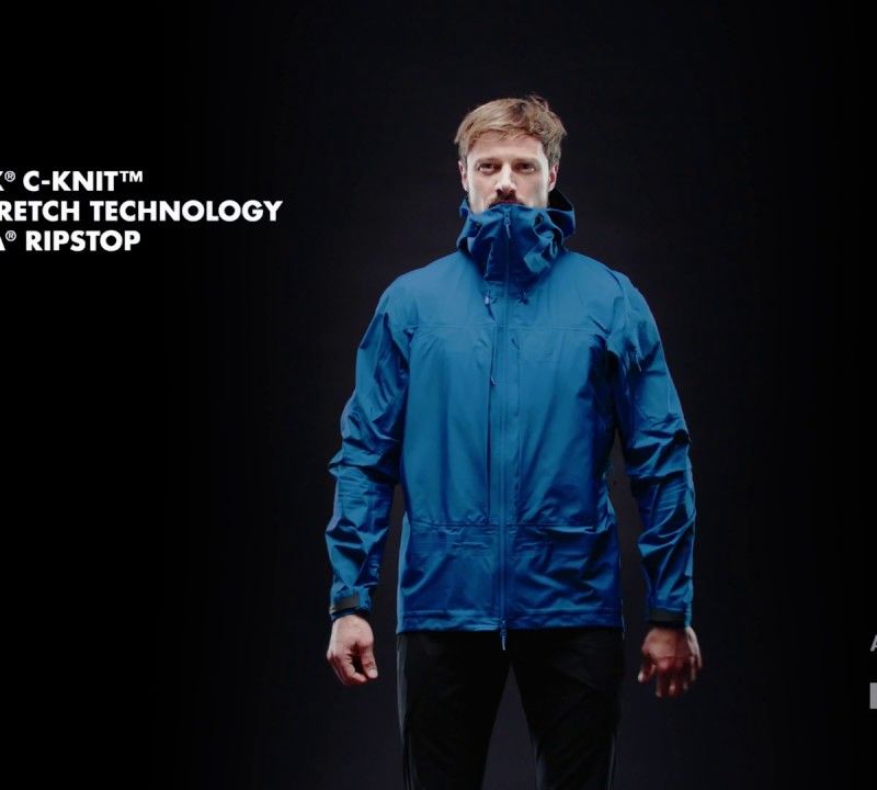 Kurtka przeciwdeszczowa męska BLACKYAK Brangus black beauty 4