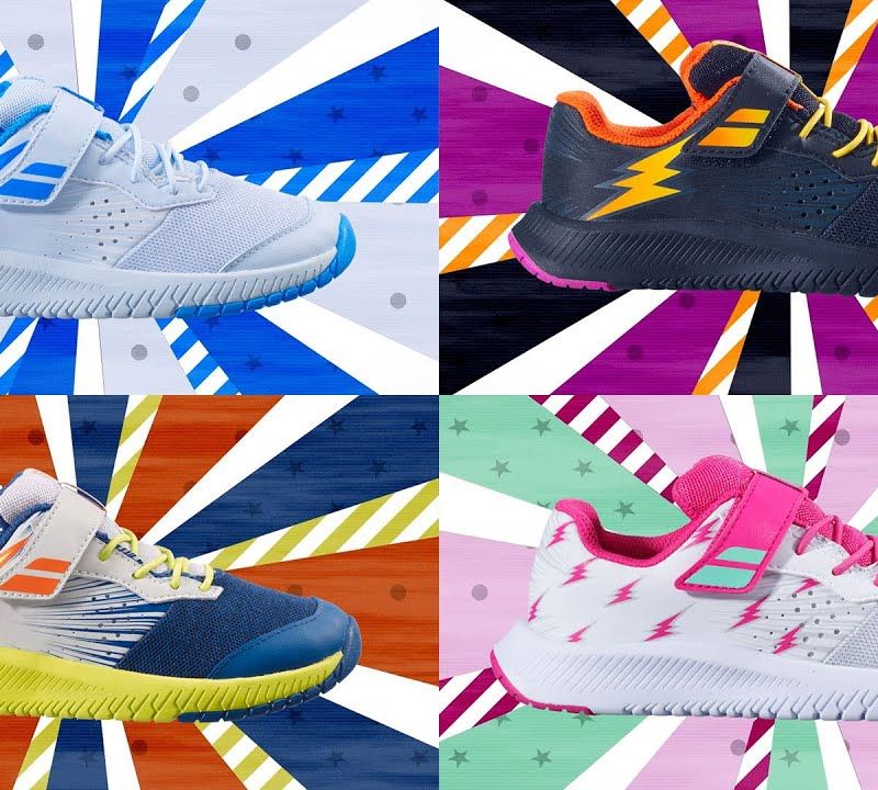 Buty do tenisa dziecięce Babolat 21 Pulsion AC Jr dark blue/sulphur spring 11