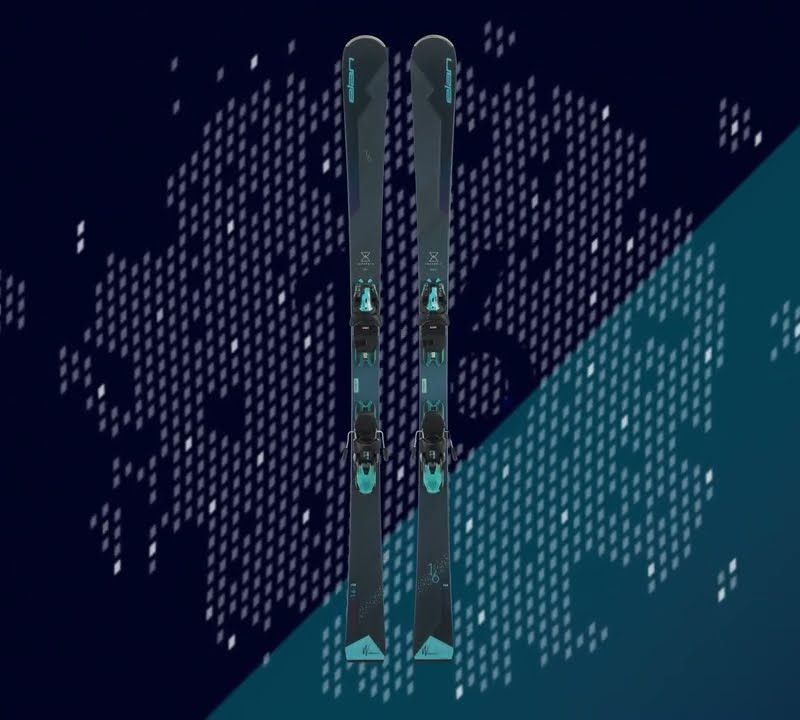 Narty zjazdowe damskie Elan Insomnia 12 C PS + wiązania ELW 9 blue/orange 15