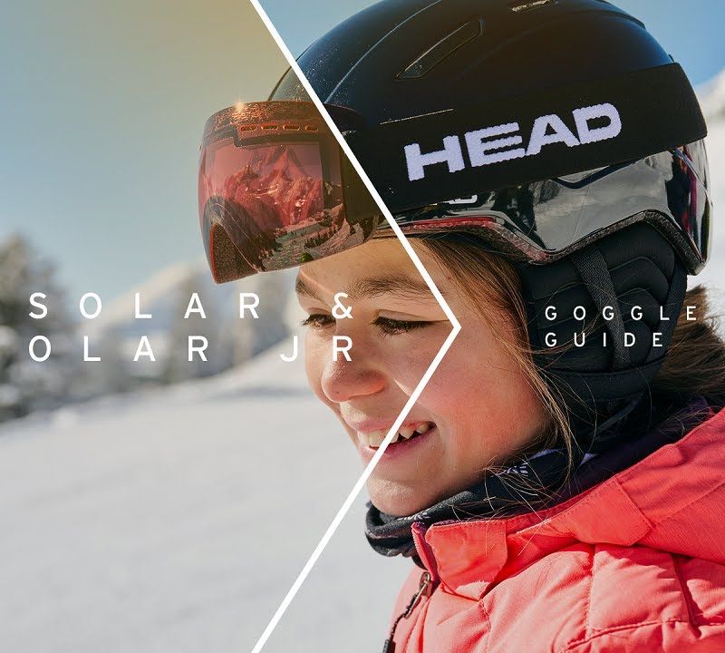 Gogle narciarskie dziecięce HEAD Solar fmr red/fmr yellow red 6