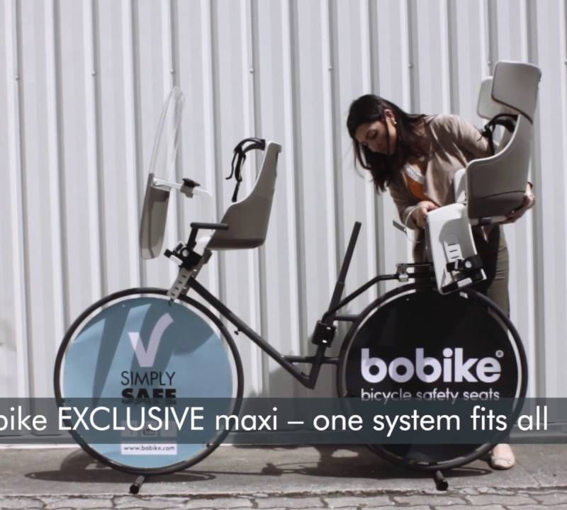 Fotelik rowerowy bobike Exclusive Mini Plus urban black 11