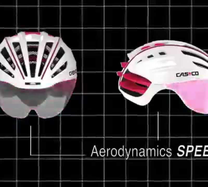 Kask rowerowy CASCO Speedairo 2 RS sand/white neon 11