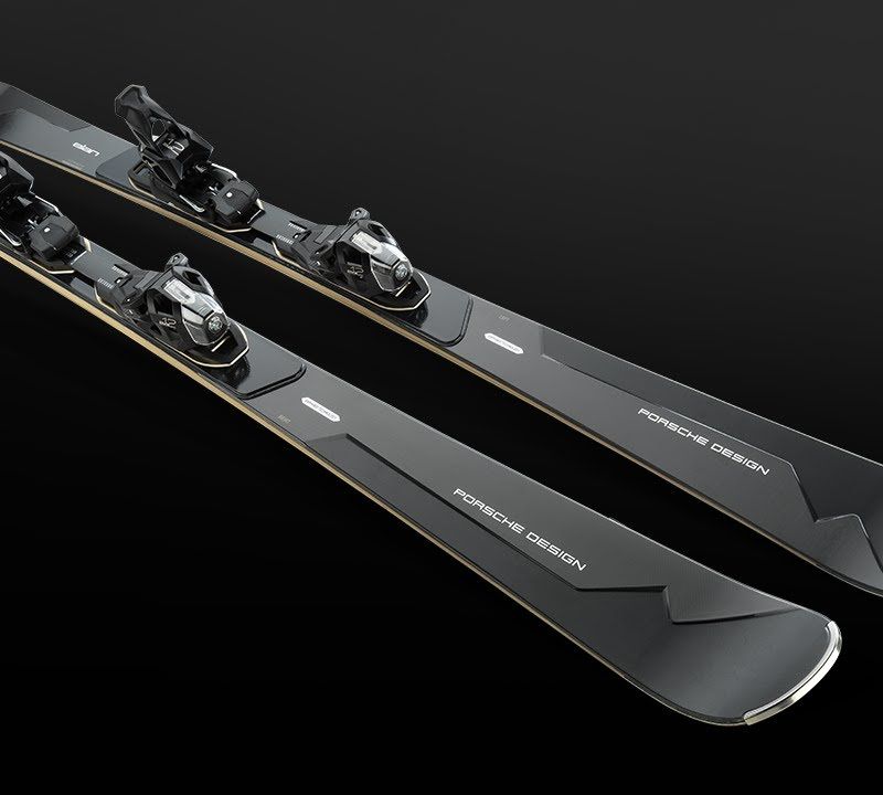 Narty zjazdowe Elan Porsche Design Elan Amphibio + wiązania EMX 12 black/white 12