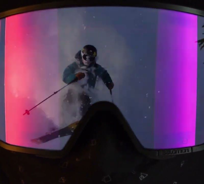 Kask narciarski Salomon Icon LT Visor Photo Sigma W wisteria navy/sky blue 16