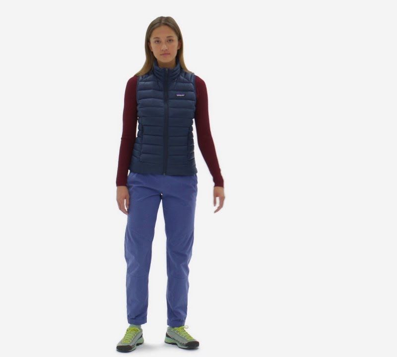 Bezrękawnik damski Patagonia Down Sweater lagom blue 19