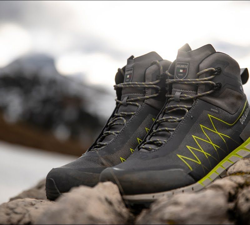 Buty trekkingowe męskie Dolomite Crodanera gunmetal grey/lime green 12