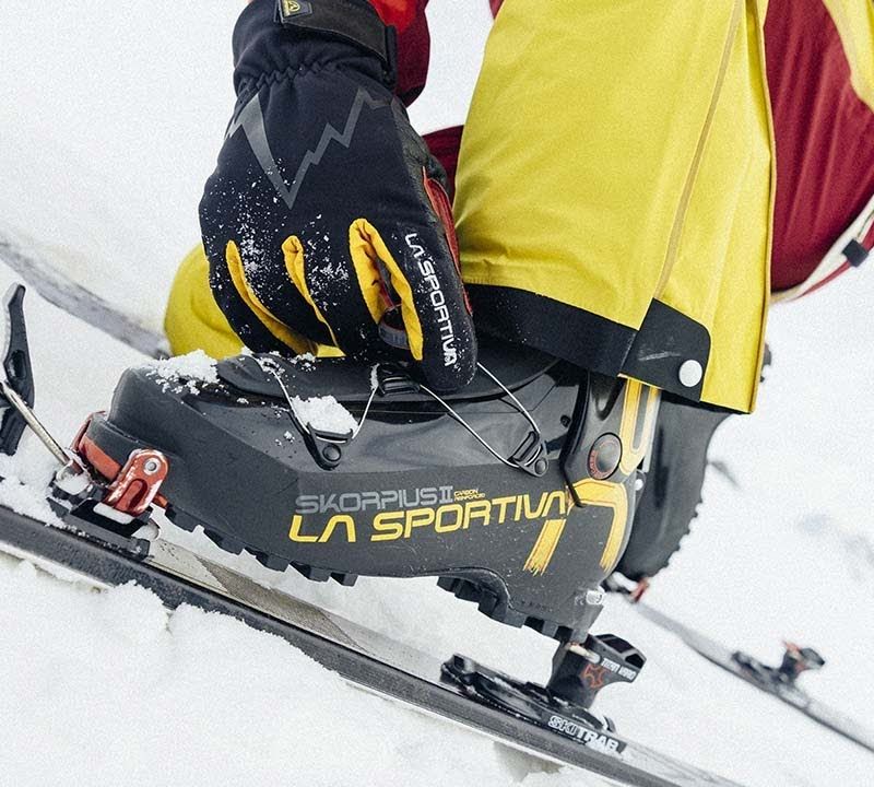 Buty skiturowe La Sportiva Skorpius CR II black/yellow 16