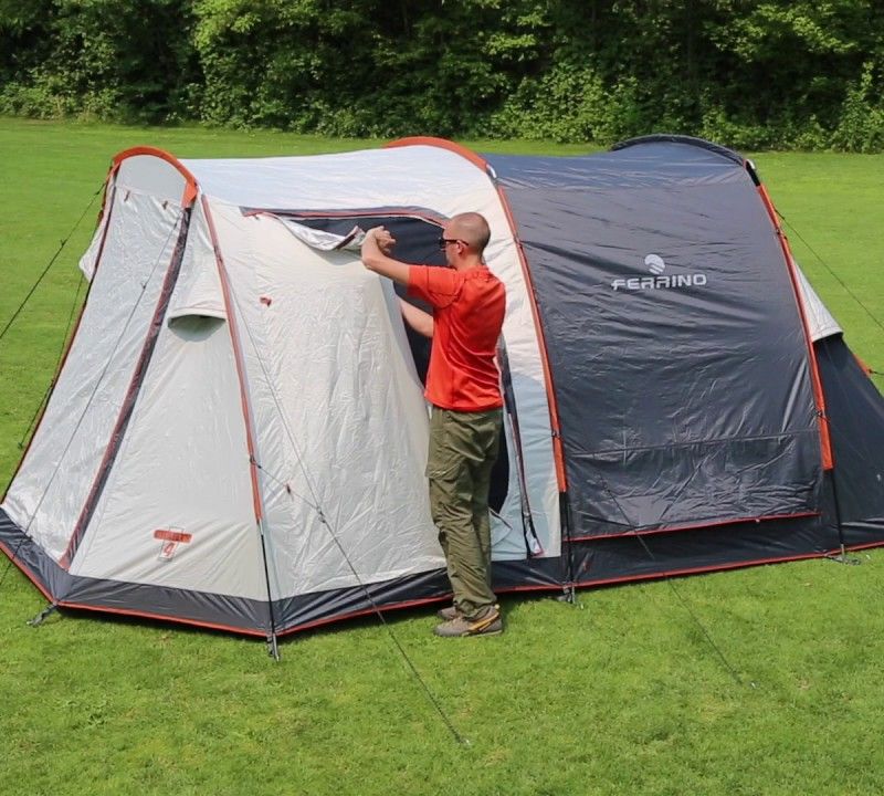Namiot kempingowy 5-osobowy Ferrino Chanty 5 Deluxe white 4