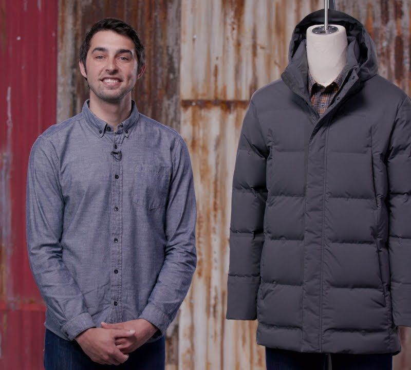 Płaszcz puchowy męski Patagonia Jackson Glacier Parka smolder blue 11