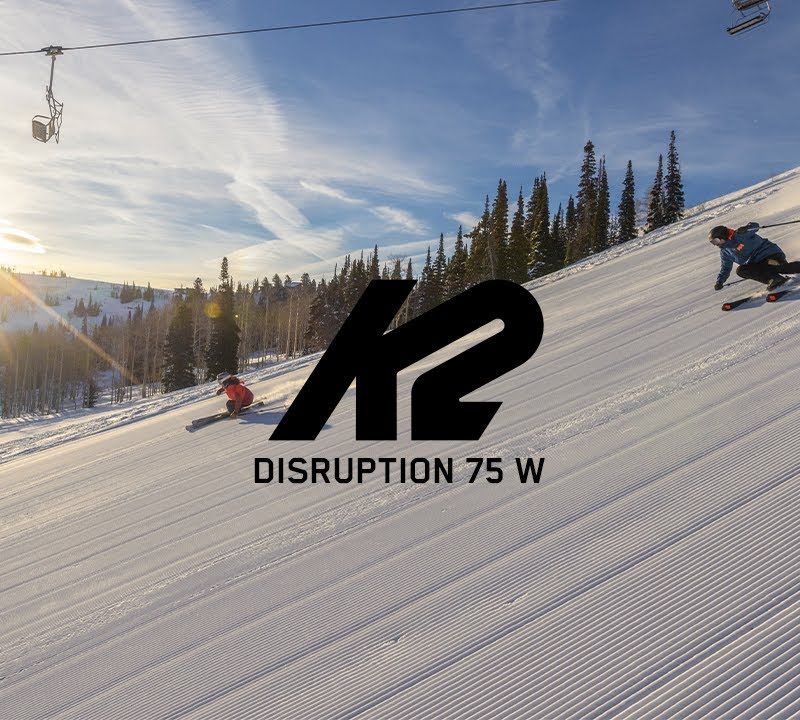 Narty zjazdowe damskie K2 Disruption 75 W + wiązania 10 Quikclik Free 20