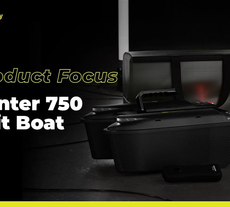 Łódka zanętowa RidgeMonkey Hunter 750 Bait Boat czarna RM469 8