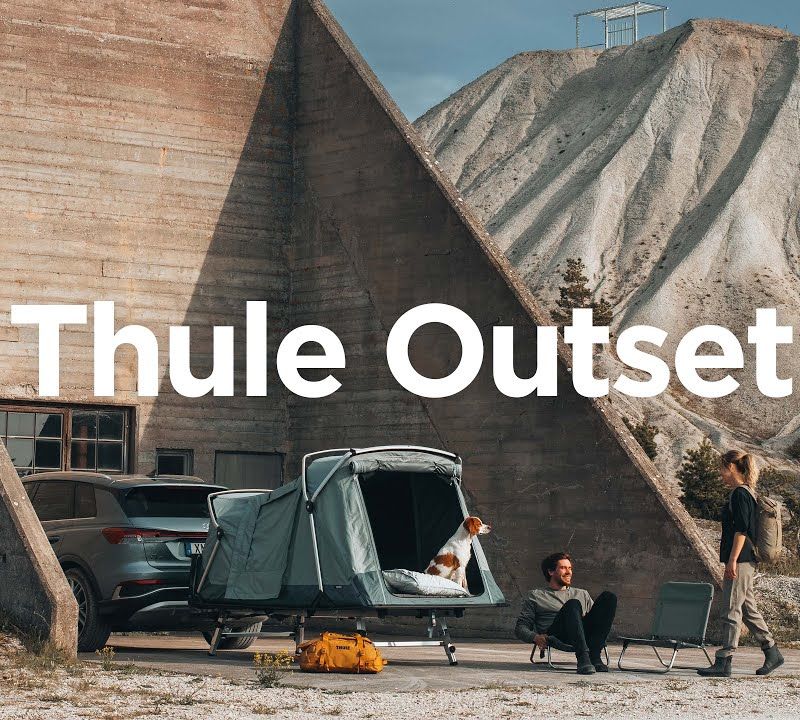Namiot na hak 3-osobowy Thule Outset Towbar dark slate 13