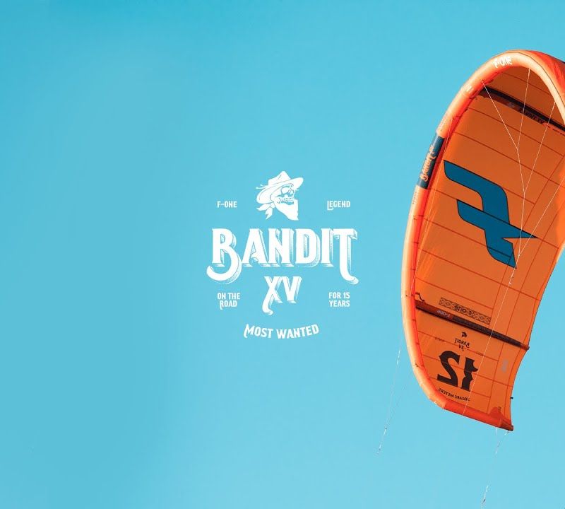 Latawiec kitesurfingowy F-ONE Bandit XV glacier/flame 5