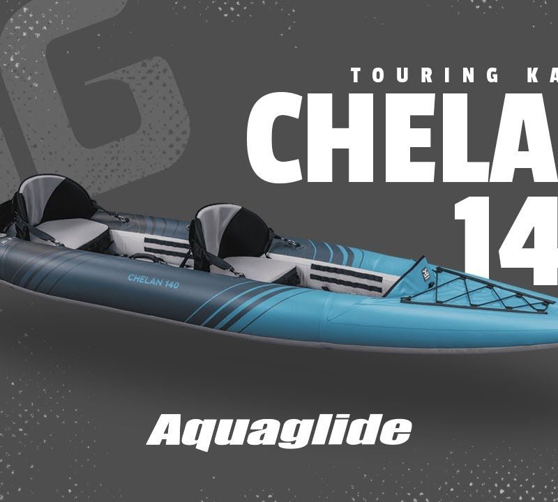 Kajak pompowany 2-osobowy Aquaglide Chelan 140 413 cm 8