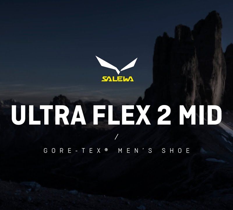 Buty trekkingowe męskie Salewa Ultra Flex 2 Mid GTX black out/red orange 11