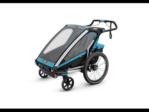 Przyczepka rowerowa dwuosobowa Thule Chariot Sport czarna 10201023 11