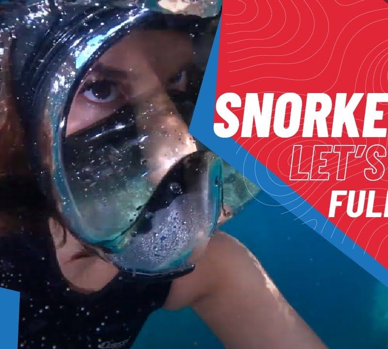 Maska pełnotwarzowa do snorkelingu Cressi Duke Dry Full Face clear/red 6
