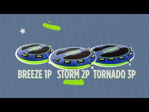 Pływadło do holowania JOBE Droplet Towable Set 2P blue/orange 3