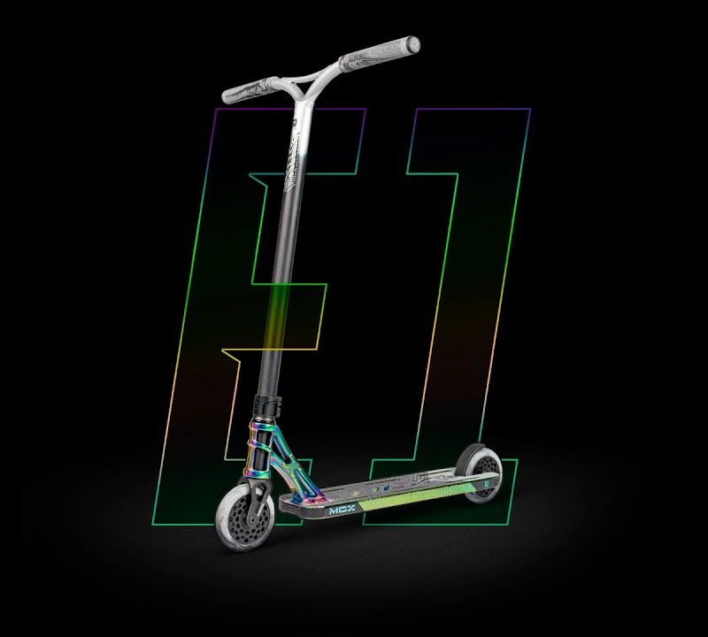 Hulajnoga freestylowa MGP MGX E1 Extreme silver/red 6