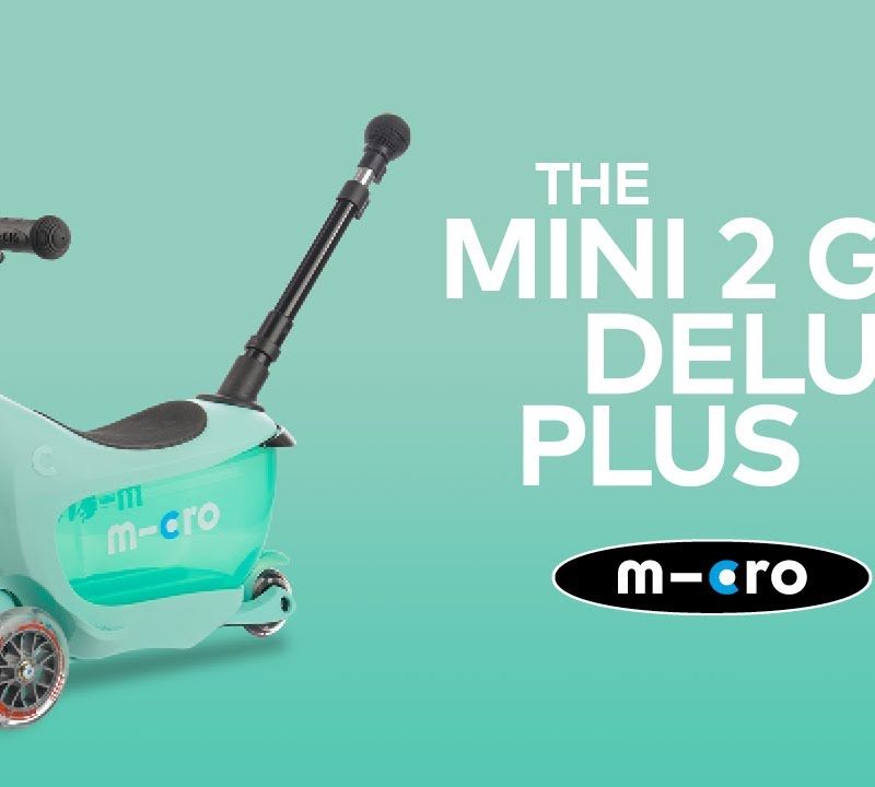 Hulajnoga trójkołowa dziecięca Micro Mini2go Deluxe Plus blue 11