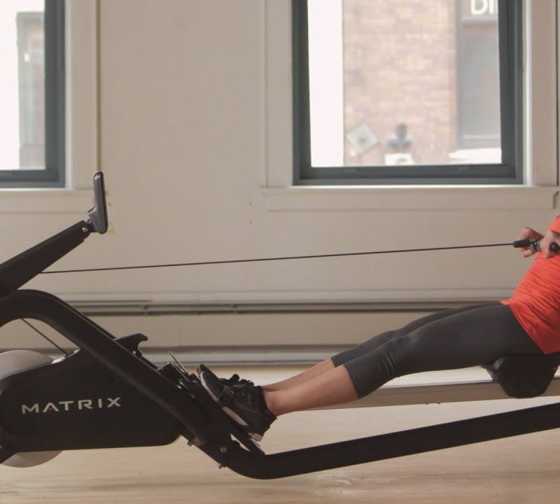 Wioślarz Matrix Fitness MX-Rower16 black 10