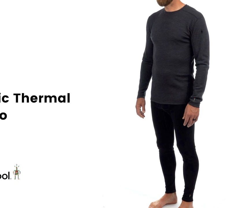 Bluza termoaktywna męska Smartwool Merino 250 Baselayer Crew Boxed light gray heather 6