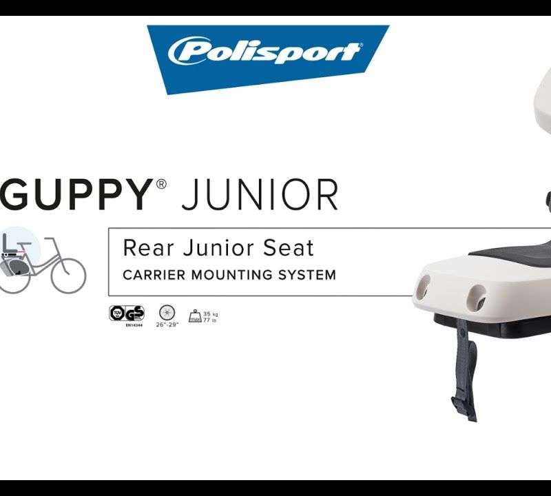 Fotelik rowerowy Polisport Guppy Junior CFS cool light/dark 5