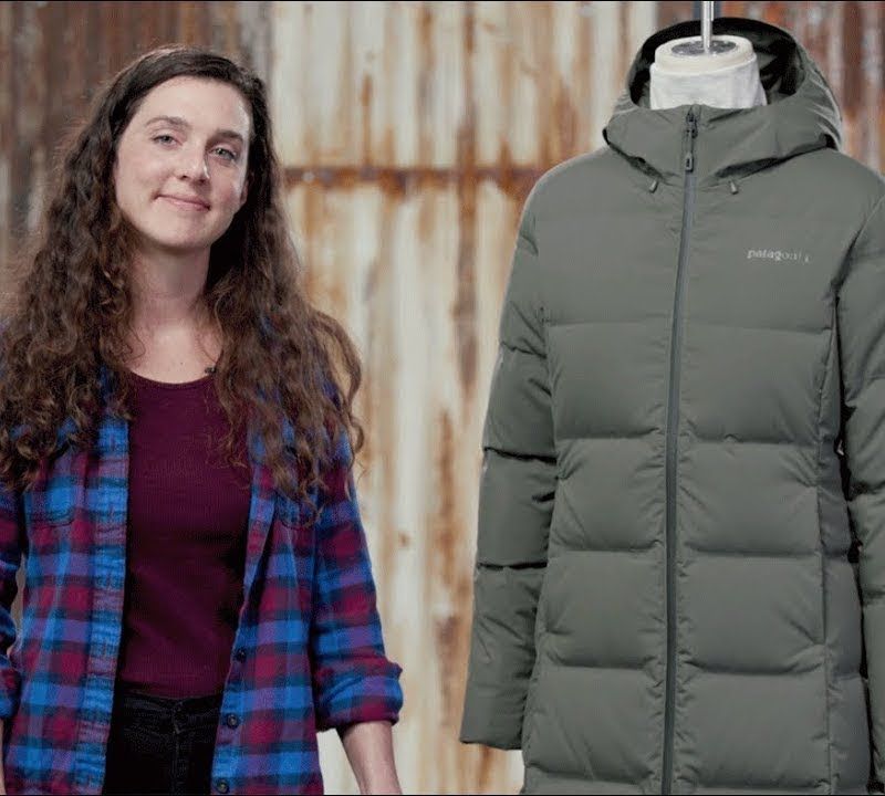 Płaszcz puchowy damski Patagonia Jackson Glacier Parka smolder blue 16