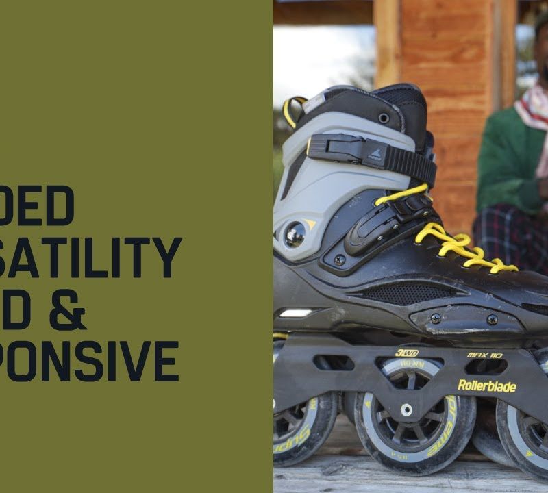 Rolki męskie Rollerblade RB 110 3WD black/saffron yellow 15