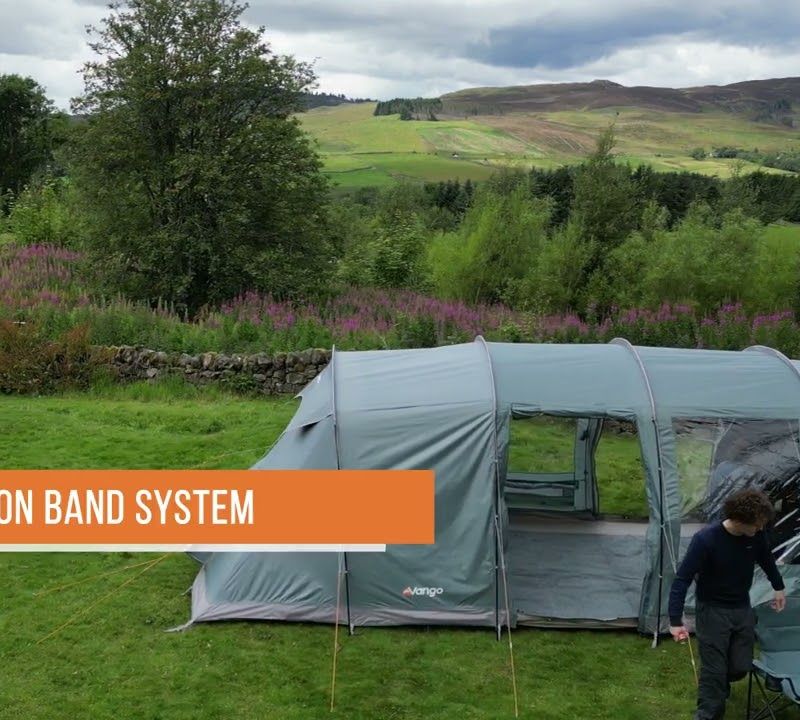 Namiot kempingowy 4-osobowy Vango Castlewood 400 Package mineral green 9