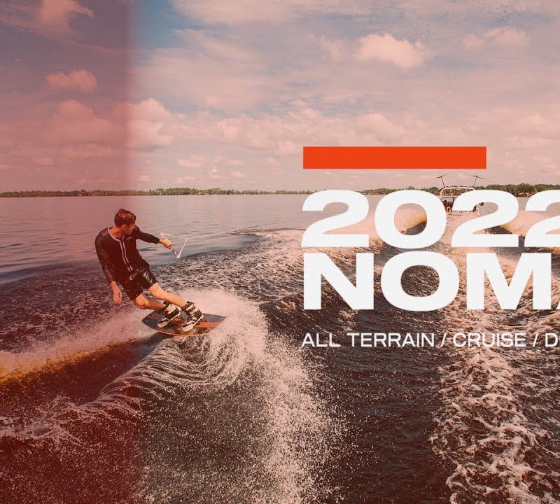 Deska wakeboardowa Slingshot Nomad brązowa/niebieska 9