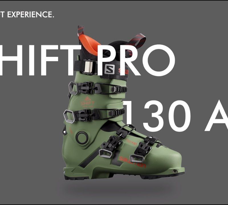 Buty narciarskie męskie Salomon Shift Pro 100 AT oil green/solar power 12