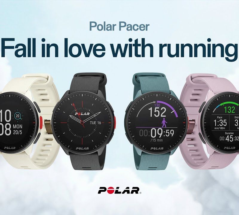 Zegarek Polar Pacer kremowy PACER WHI 7