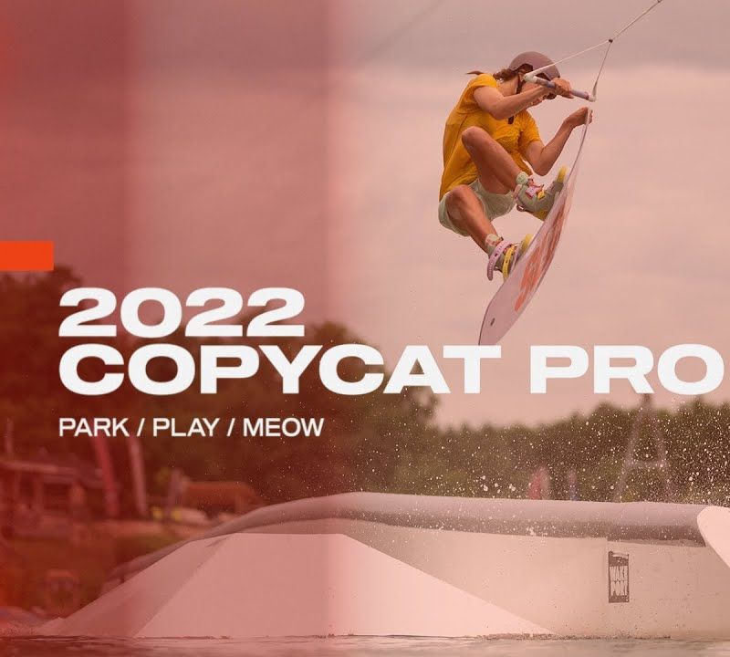Deska wakeboardowa Slingshot Copycat biała/ różowa/pomarańczowa 10