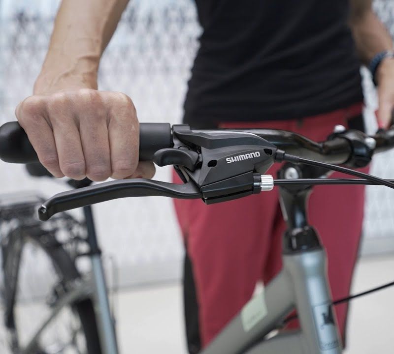 Rower fitness damski Romet Orkan 4D biały/żółty 3