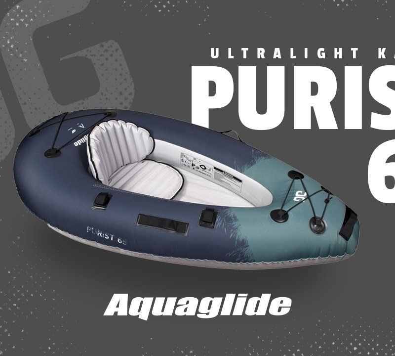 Kajak pompowany 1-osobowy Aquaglide Backwoods Purist 65 201 cm 9