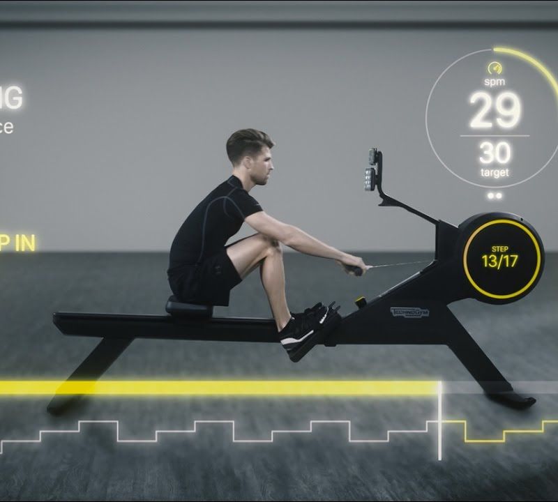 Wioślarz Technogym Skillrow black 7