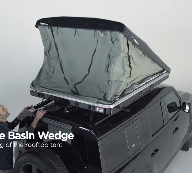 Namiot dachowy 2-osobowy Thule Basin Wedge zielony 901018 10
