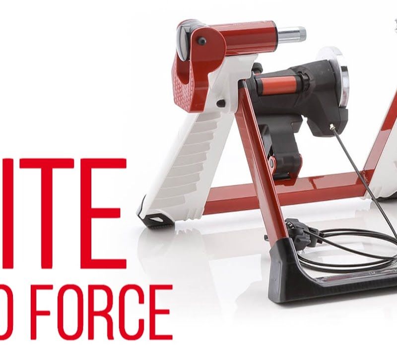 Trenażer rowerowy Elite Novo Force Pack 8 with PVC Mat, Travel Block white/red 6