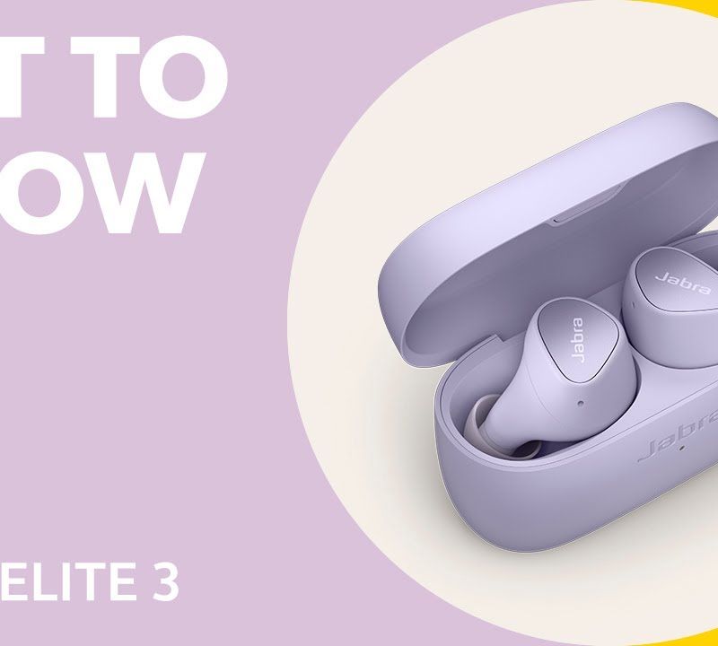 Słuchawki bezprzewodowe Jabra Elite 3 lilac 9