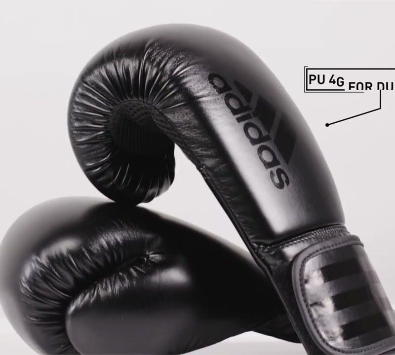 Rękawice bokserskie adidas Hybrid 80 czarno-różowe ADIH80 8