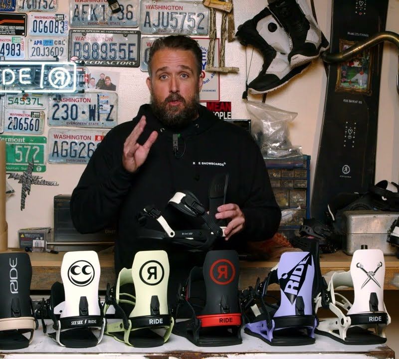 Wiązania snowboardowe męskie RIDE C-6 2022 black 11