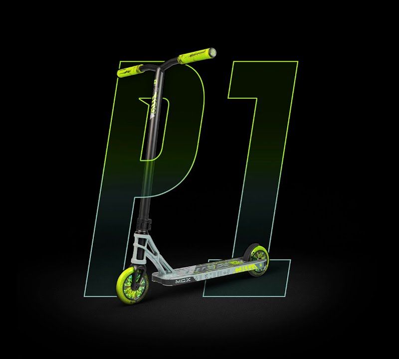 Hulajnoga freestylowa MGP MGX P1 Pro grey/green 6